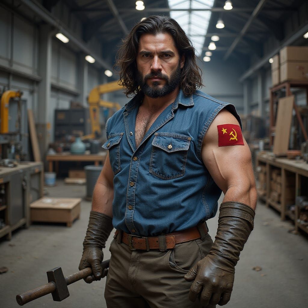 Jason Momoa as Conan the Proletarian Factory Worker