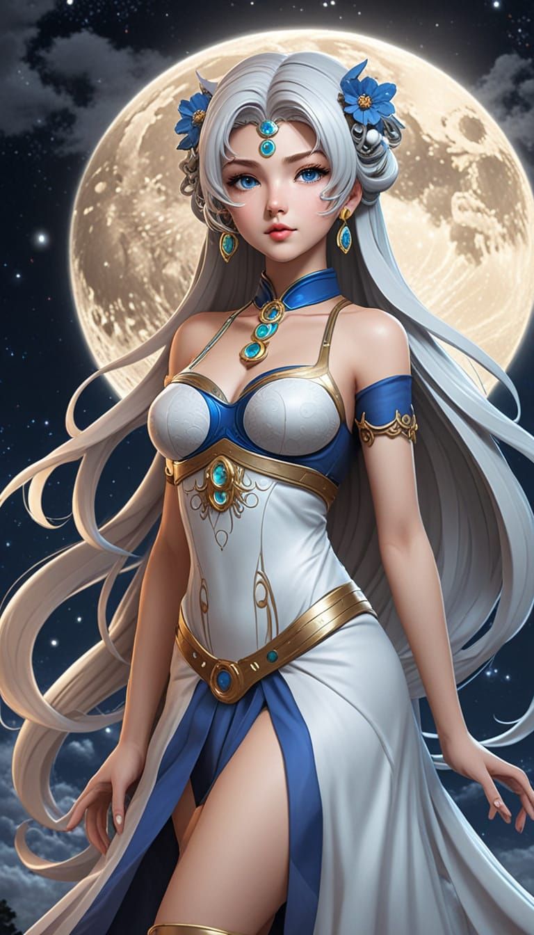 Anime Moon Goddess