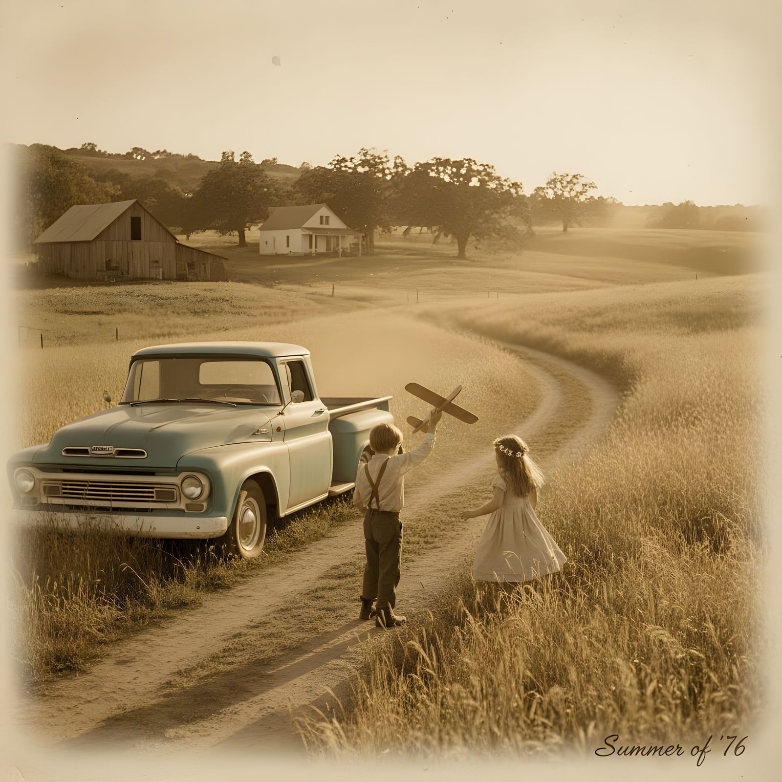 AI Generated Image Capturing Nostalgic Feelings