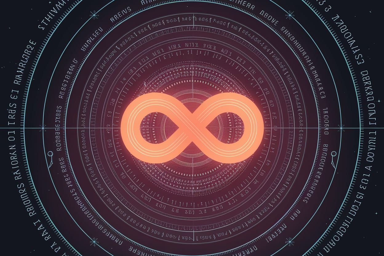 Ethereal Infinity Sign Unfolds Reality