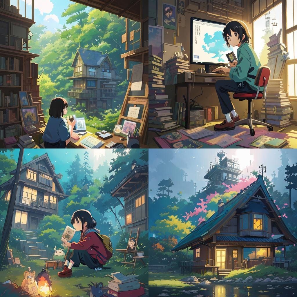 Procrastination in Anime Manga Style