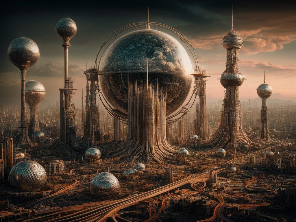 Organized Chaos: A Quantum Anarchytecture City