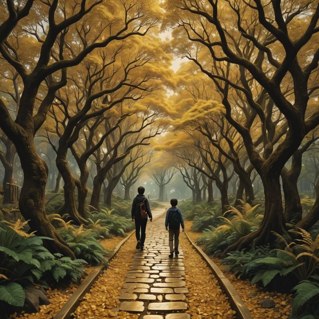 Golden Path to Imagination's Realm