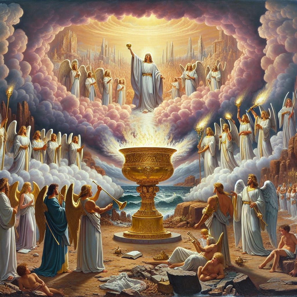 Opening of Seventh Seal: Angels and Divine Silence