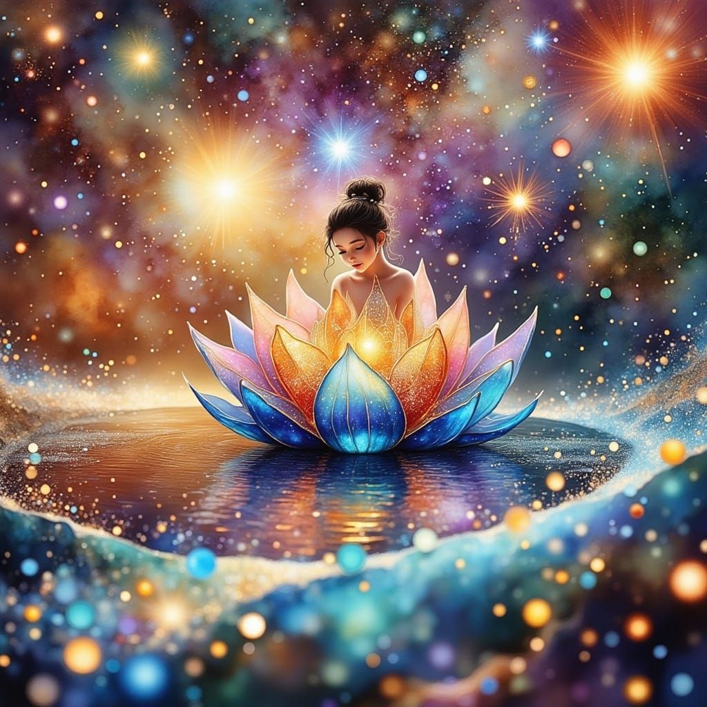 Birth of Lotus fairy