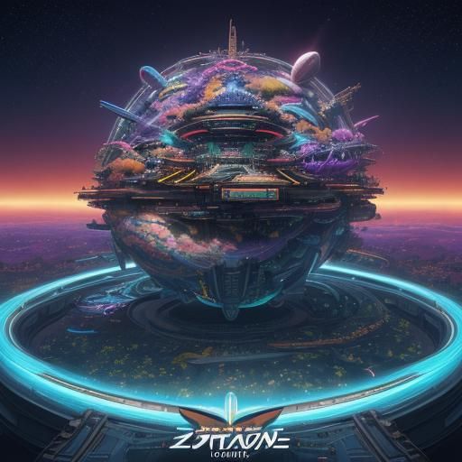 Alien Family Fun: Space Carnival in 3D Anime Style