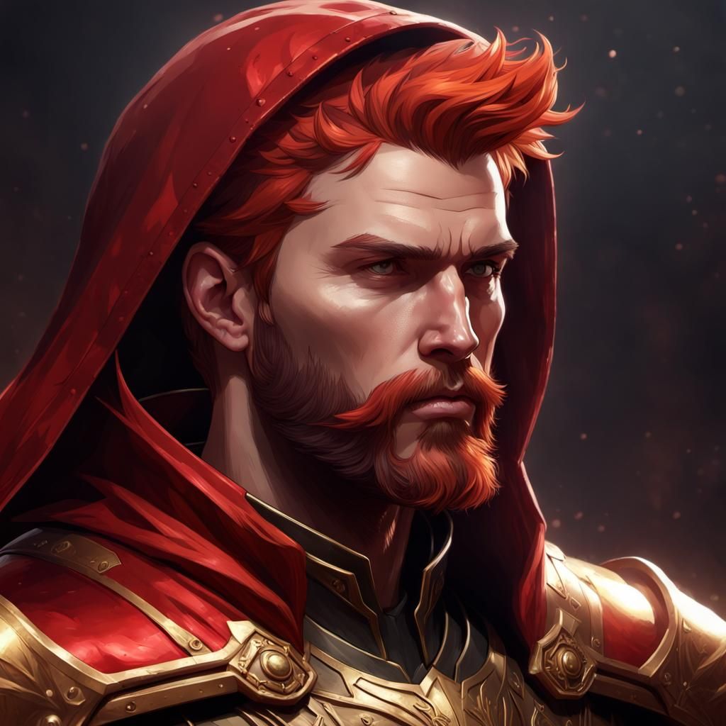 Underworld King Portrait in Hyperdetailed Digital Art