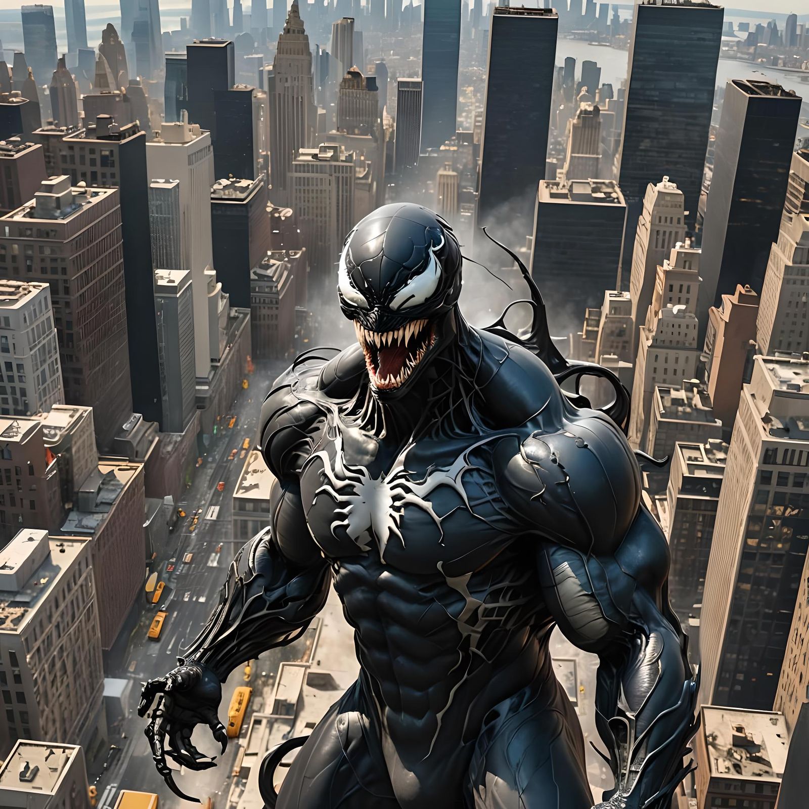 Venom Unleashes Destruction in New York City