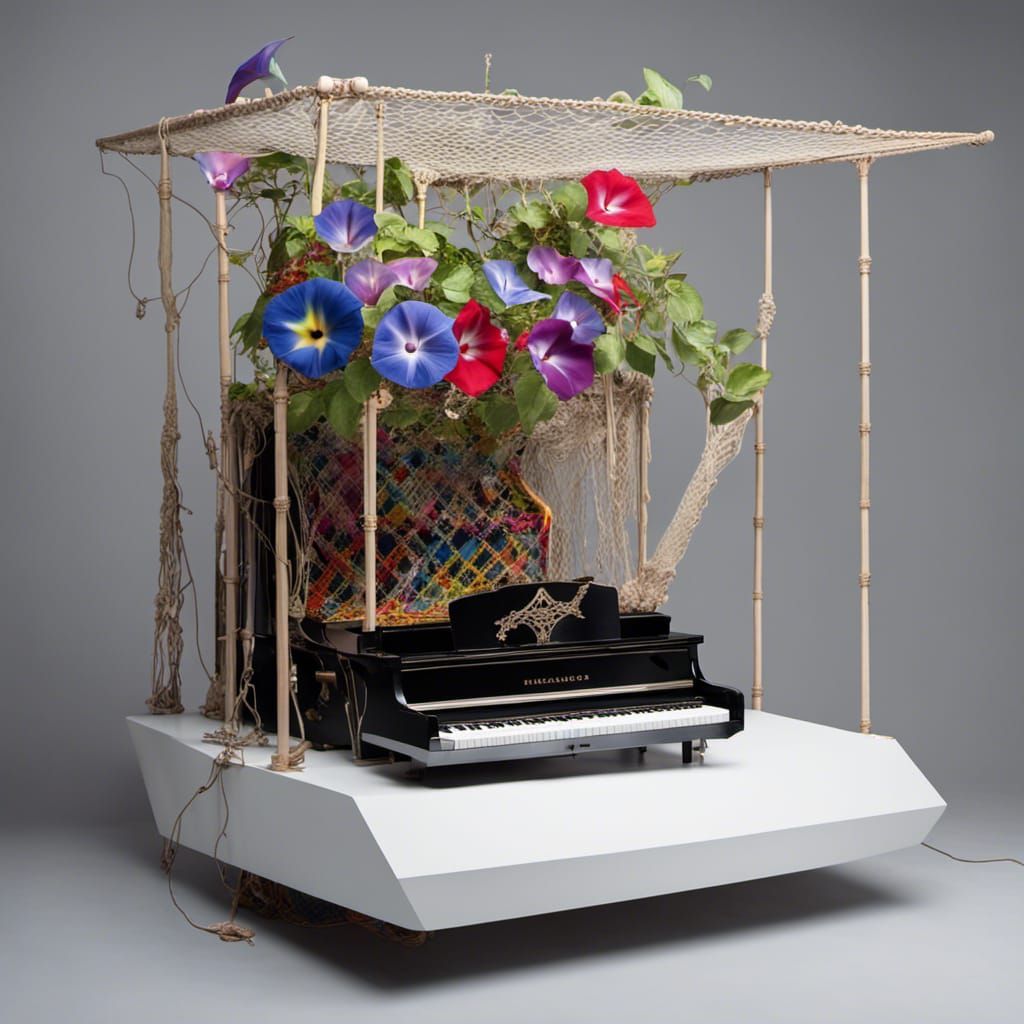 Morning Glories Encircle Mark I Perceptron