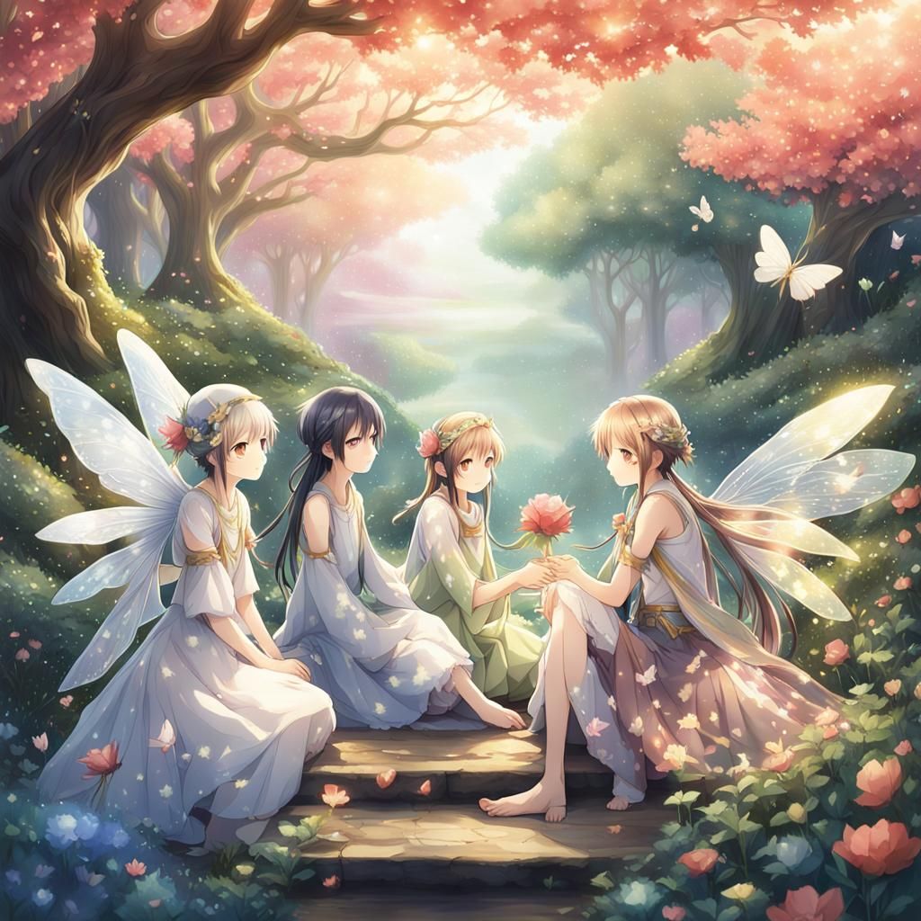 Enchanted Fairies Debate Openness in Anime Style