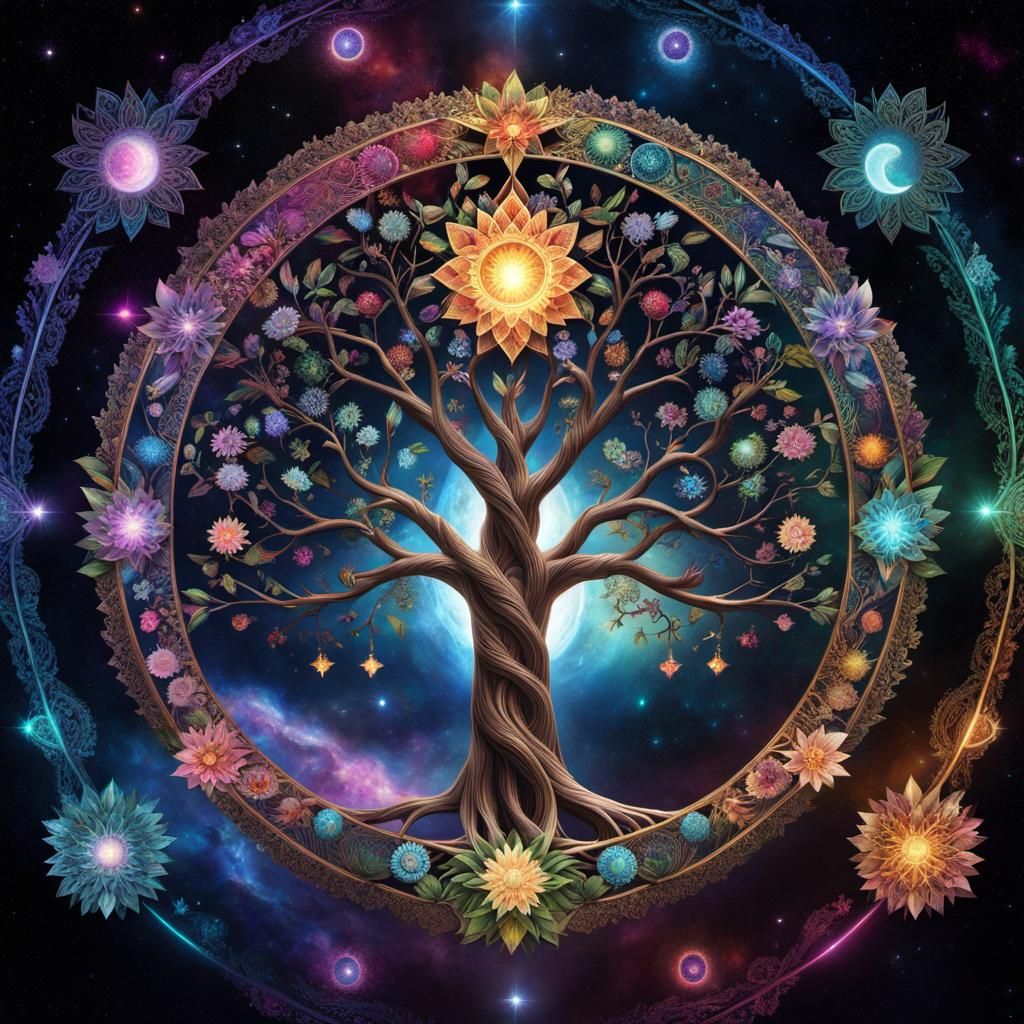 Mandala tree of life