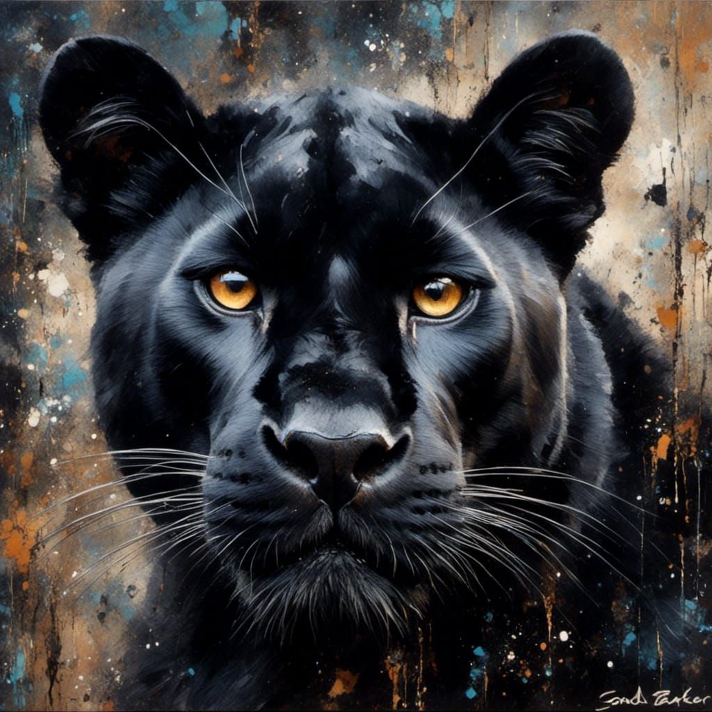 Epic Black Panther Splash Art