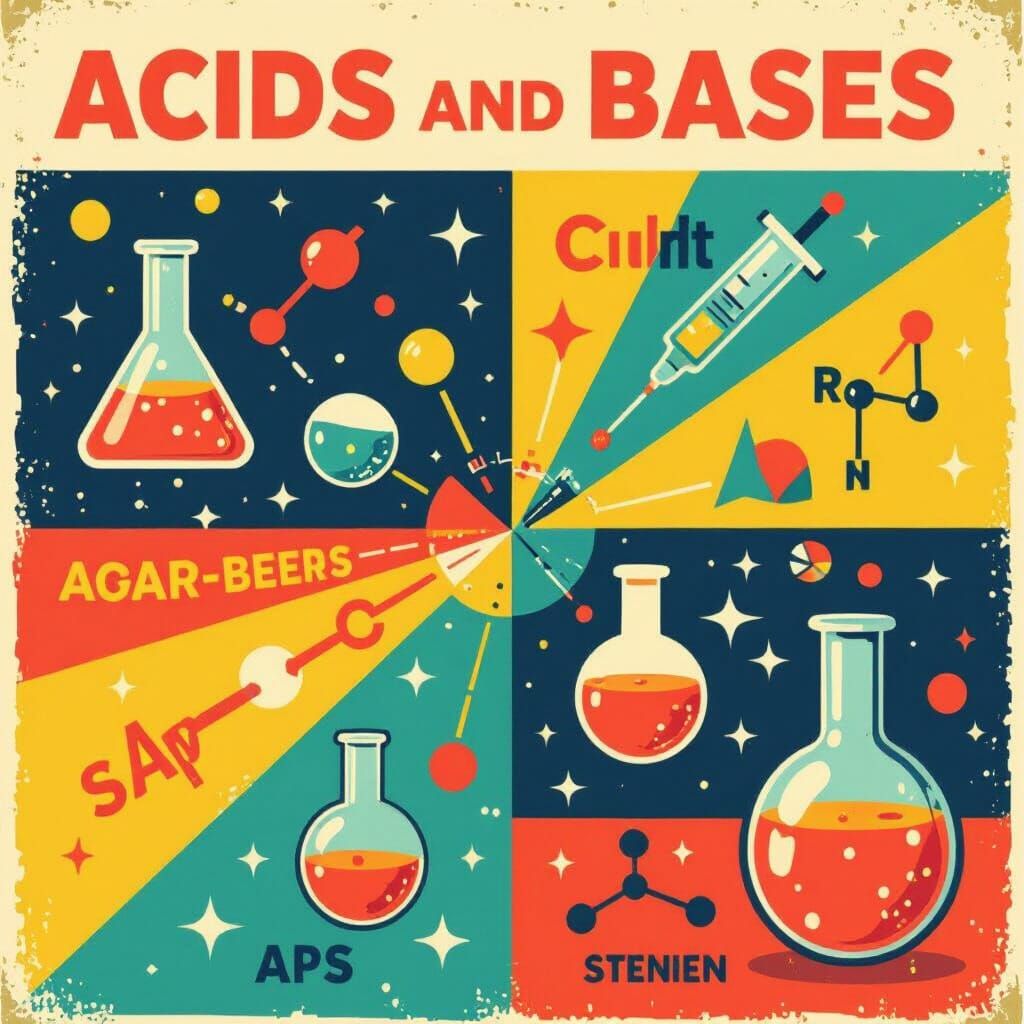 Acids and Bases: A Vibrant Chemistry Infographic