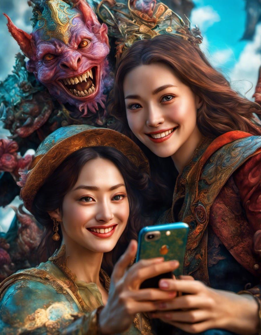 Selfies with Mythical Creatures