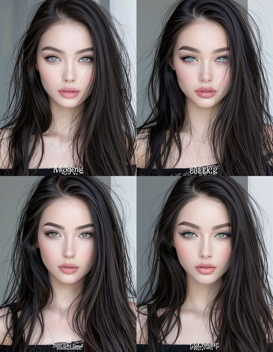 Realistic 4k Photo of Symmetrical Thin Face