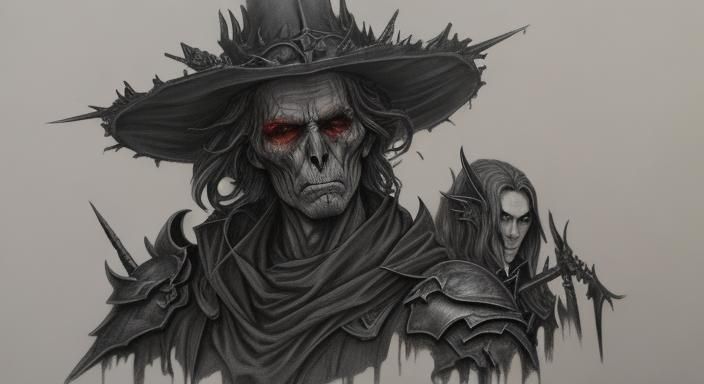 The Inquisitor in Dark Gothic Style