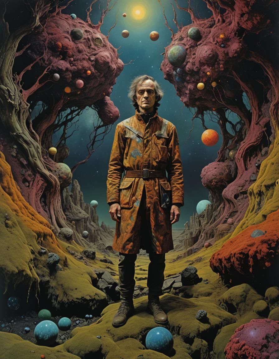 Figure at the Edge of an Unknown Universe