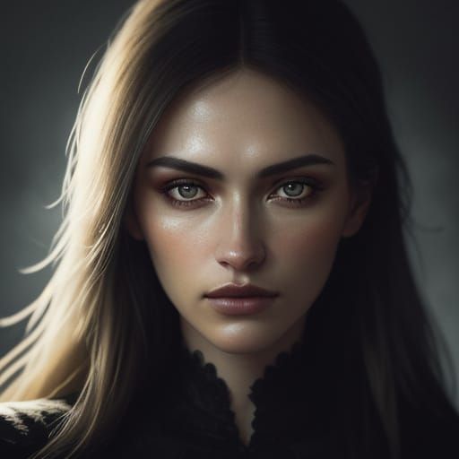 Hyperrealistic Portrait of Beauty Elena