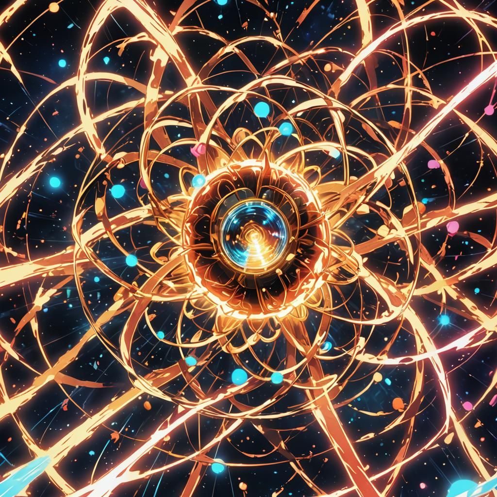 Glowing Atom in Intense Heat, Anime Key Visual