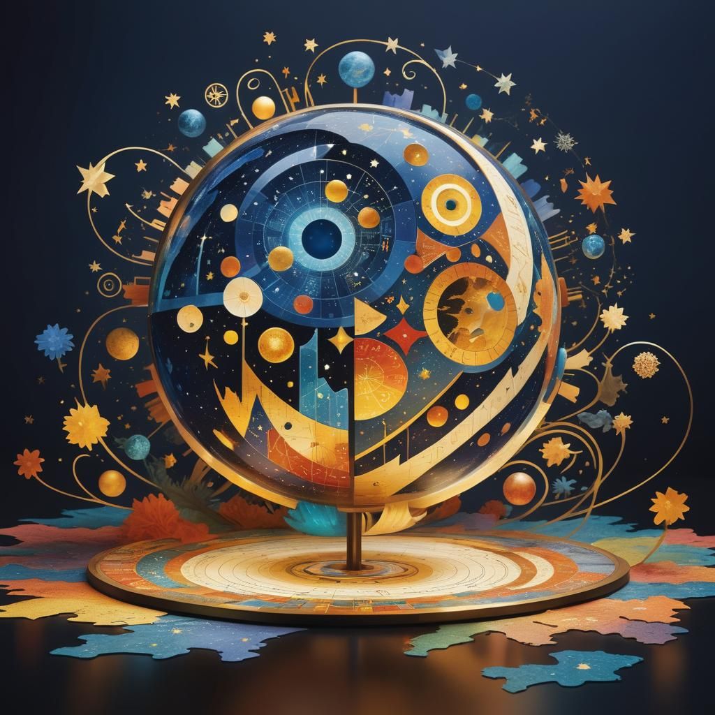 Celestial Orb: Mapping the Multiverse's Secrets