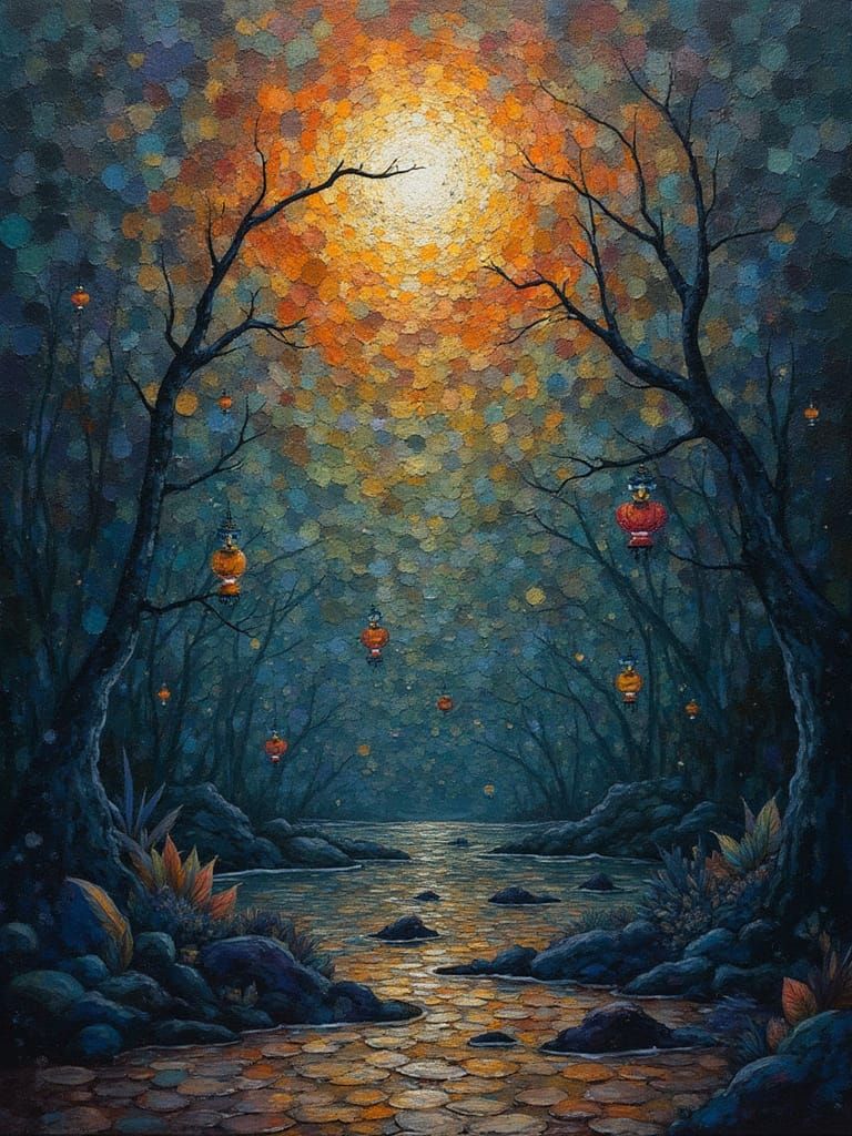 Ceramo-Time Continuum Phosphorescent Art of Hollowness