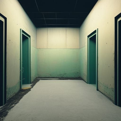 Desolate Tunnels: Liminal Space in Matte Painting Style