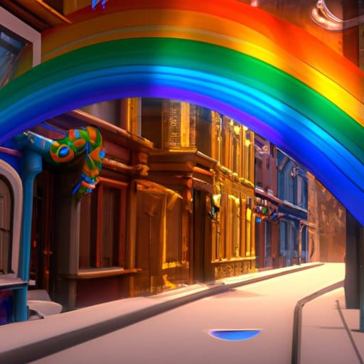 Fantasy LGBT City in Unreal Engine