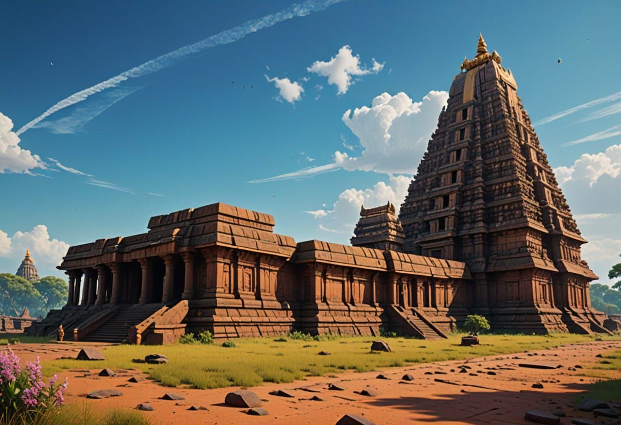 Brihadeeshwara Temple in 11th-Century Splendor