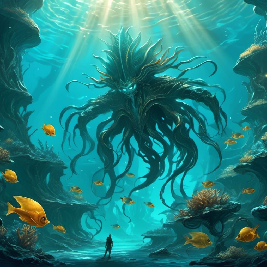Grotesque Kelp Forest Fusion: Triton Hyperion's Appearance