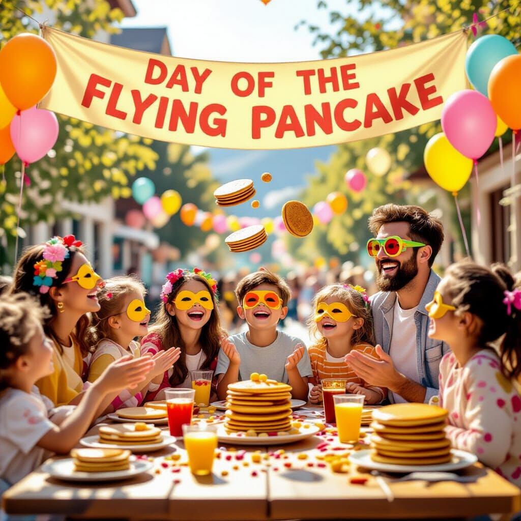Day of the Flying Pancake: A Surreal Celebration