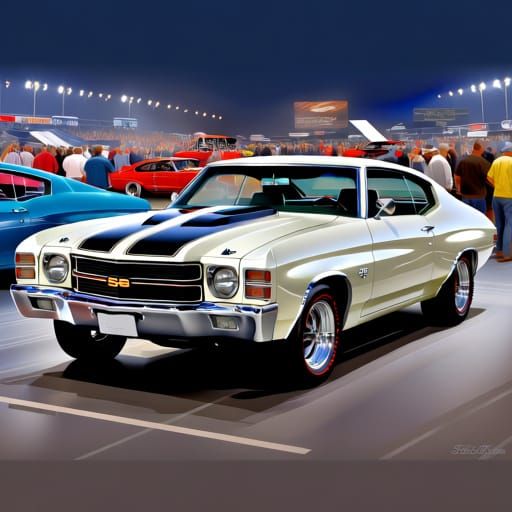 1972 Chevrolet Chevelle SS at Classic Car Show