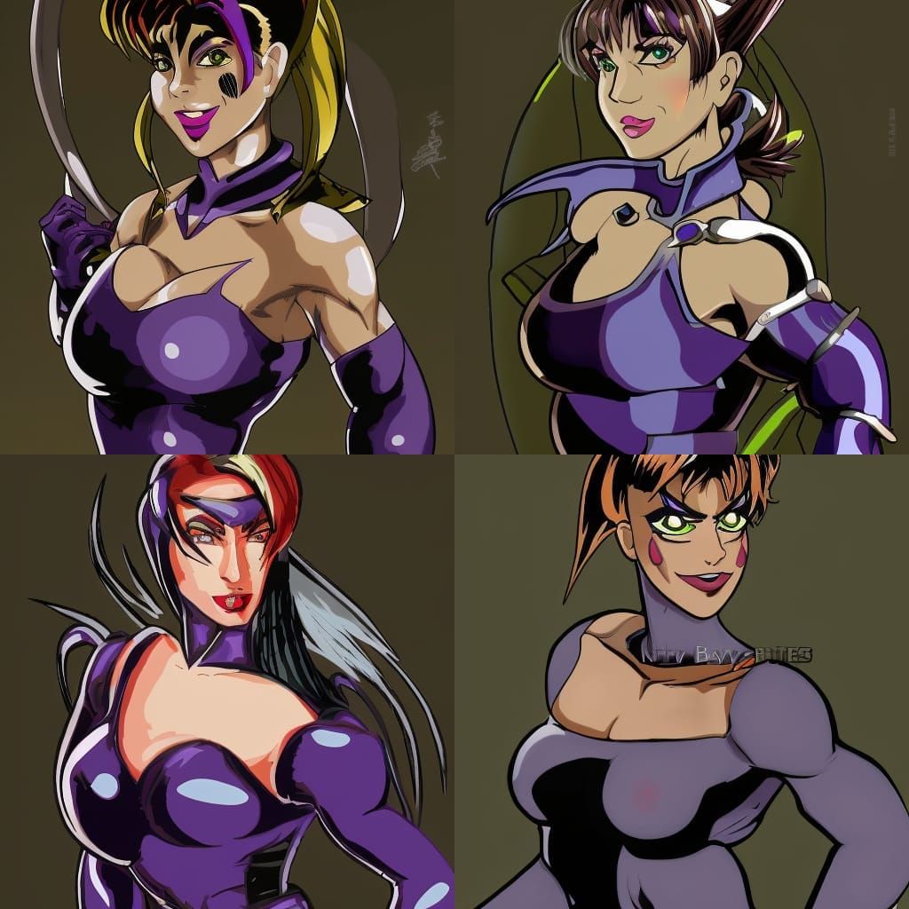 Dark Queen: Manga-Style Digital Illustration