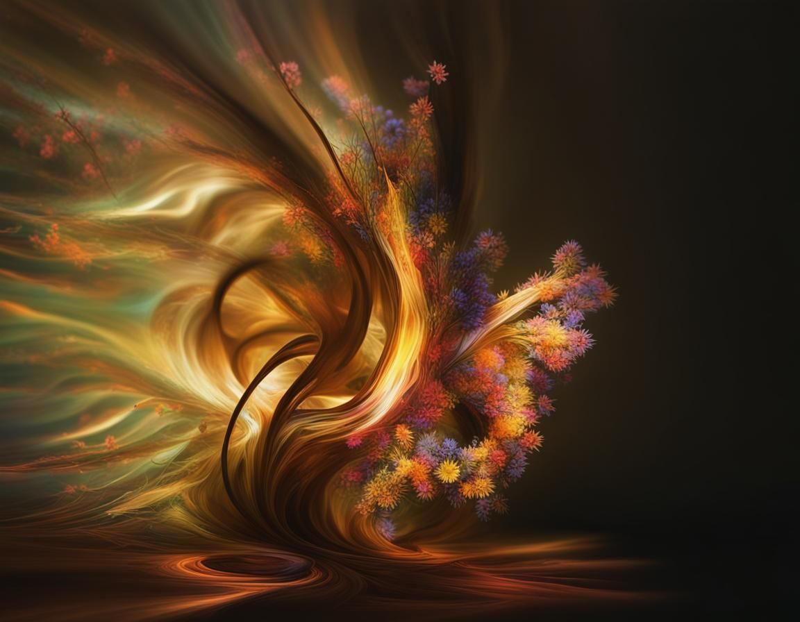 Exploding Arabesque in Prismatic Wind Style