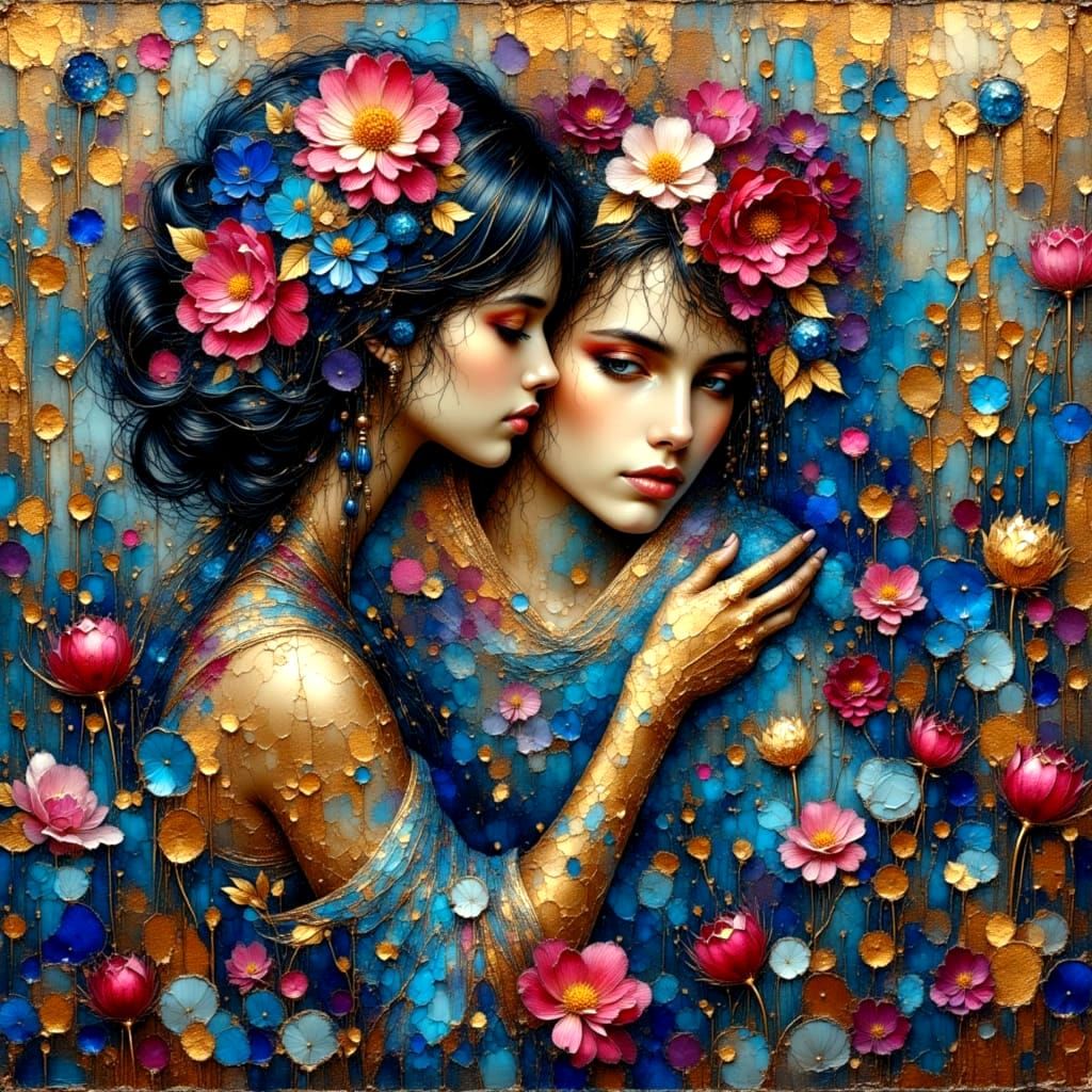 Ethereal Impressionistic Figure Fading Through Time