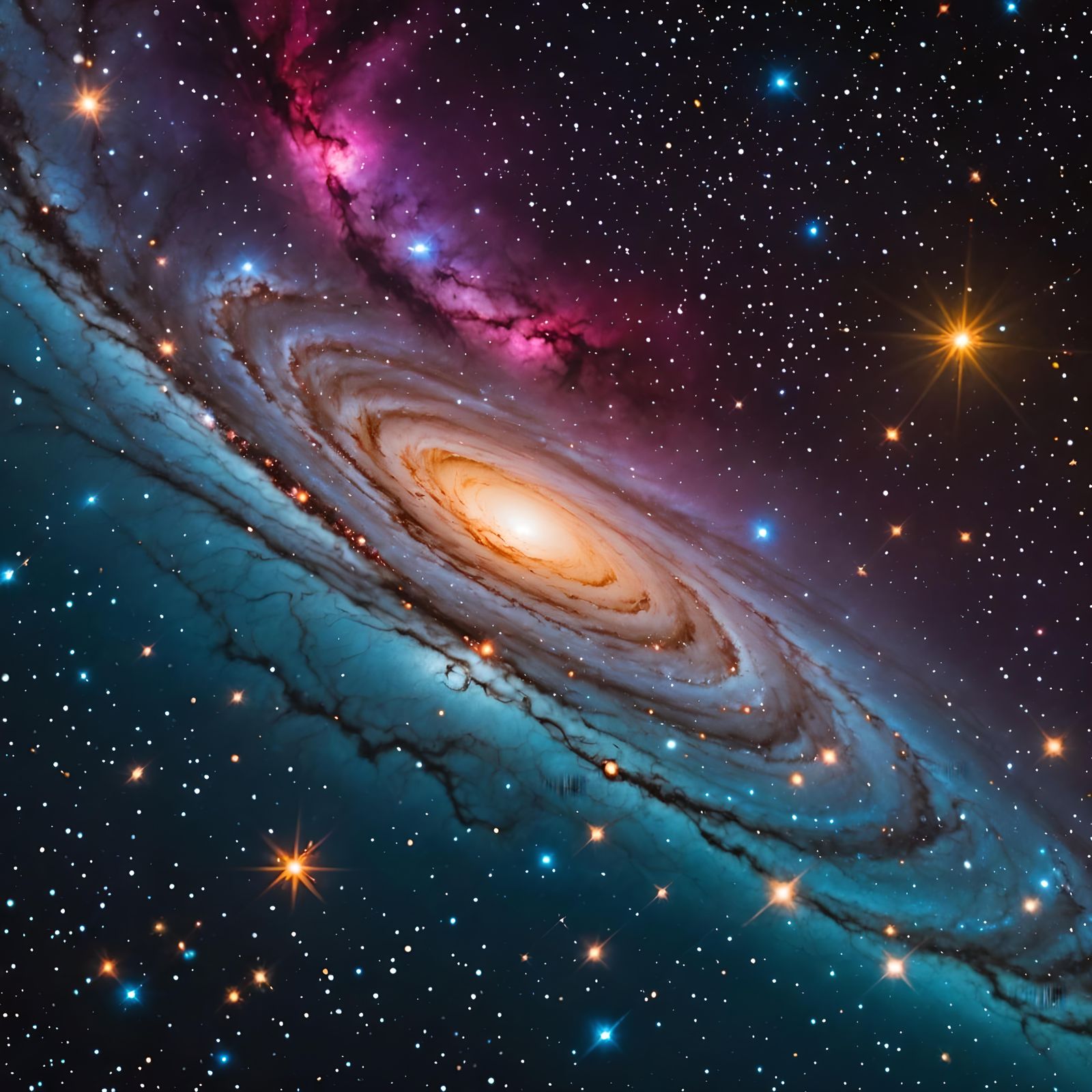 Magnificent Universe of Colorful Galaxies