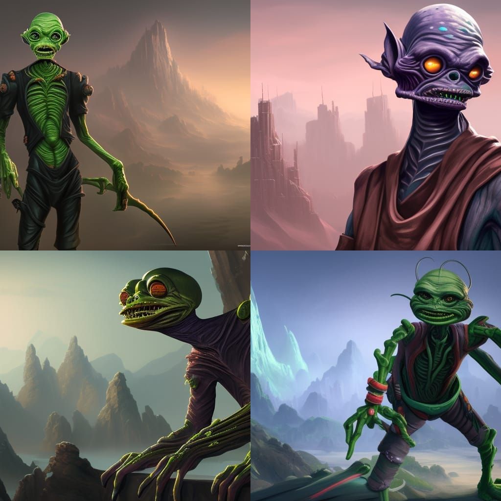 Kit Fisto Spy in Detailed Matte Painting