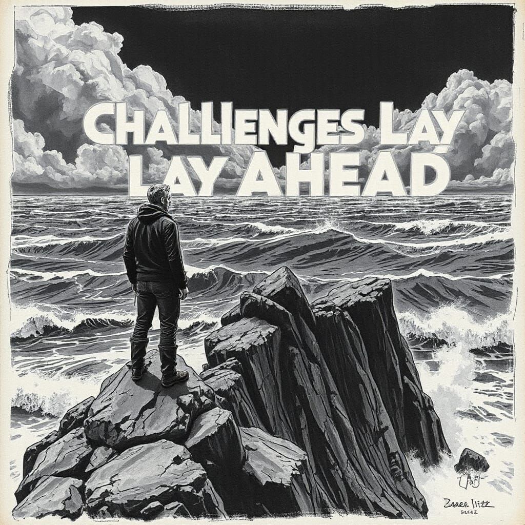 Turbulent Seas Ahead, a Gritty Bauhaus-Inspired Geometric Ar...