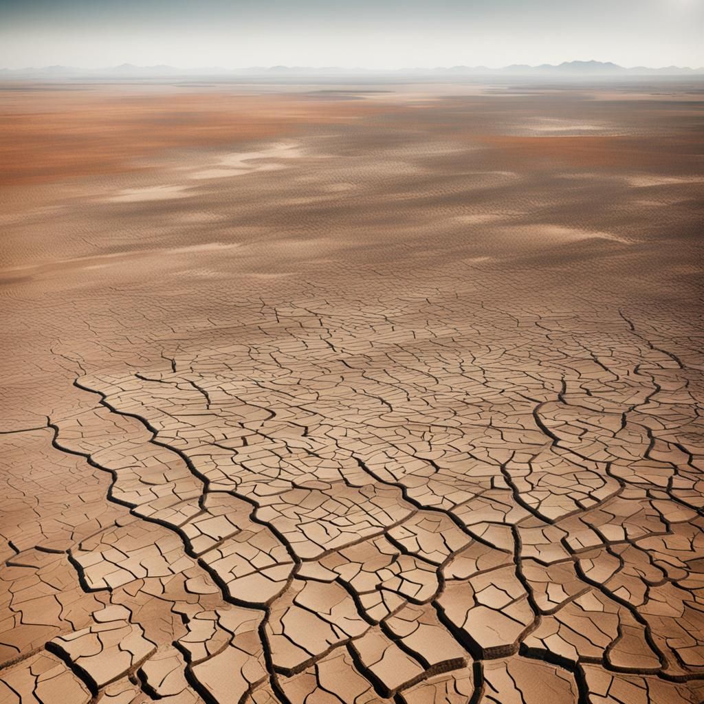 Arid Landscape Reaches the Horizon
