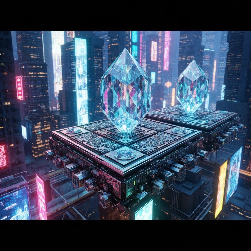 Colossal Quantum Computer with Islamic Geometric Design