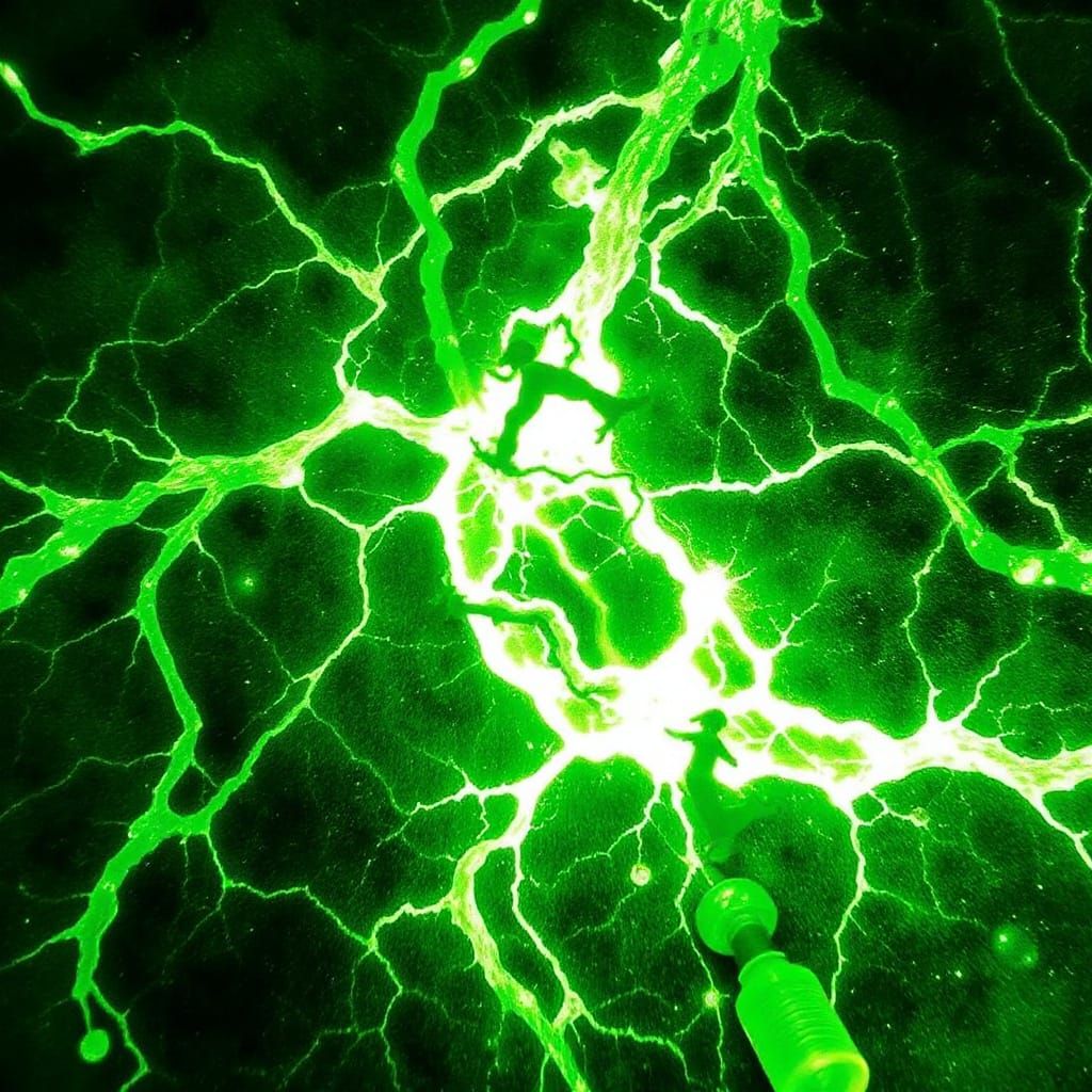 Ethereal Stone on Green, Fantasy Art