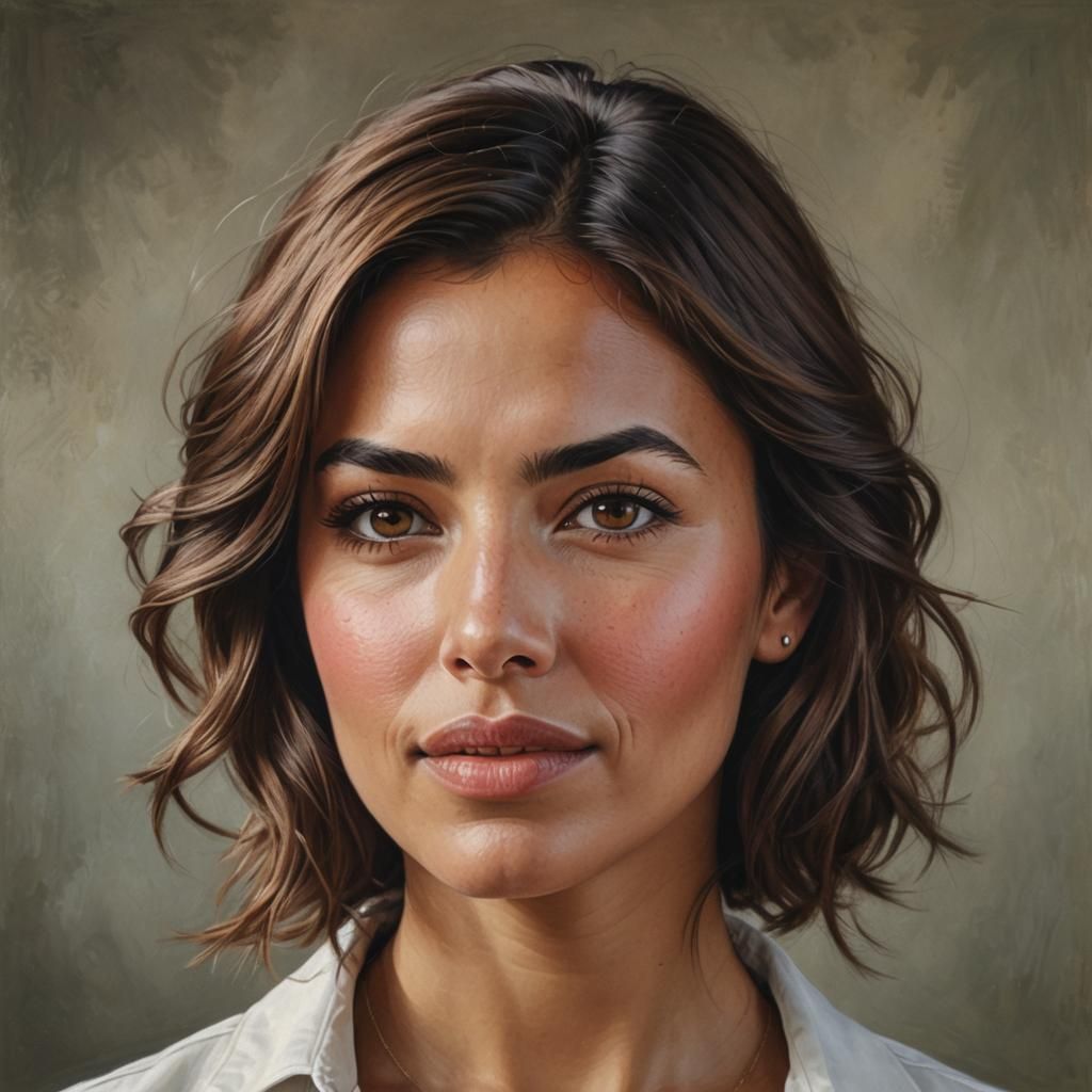 Realistic Portrait of a Sensational Woman