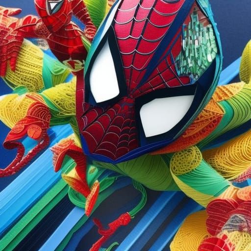 Spiderman's Brooklyn Swing: Masterful Paper Art