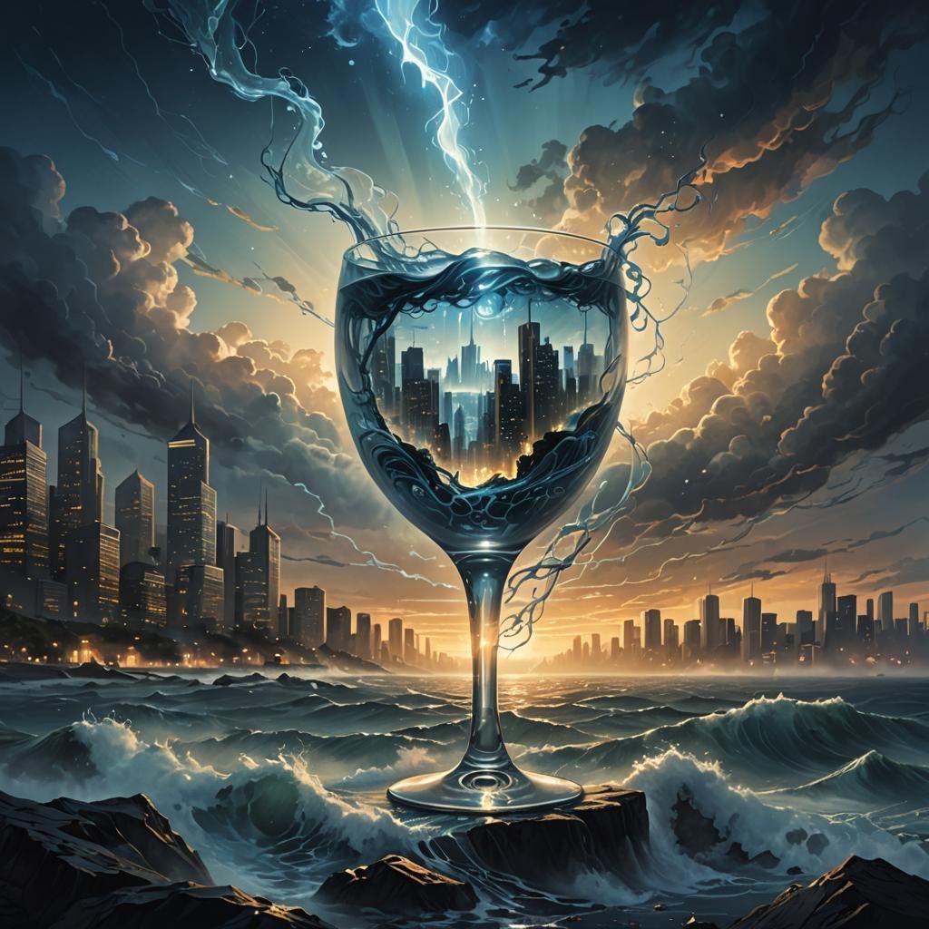 Eldritch Glass A in Bioluminescent Fog