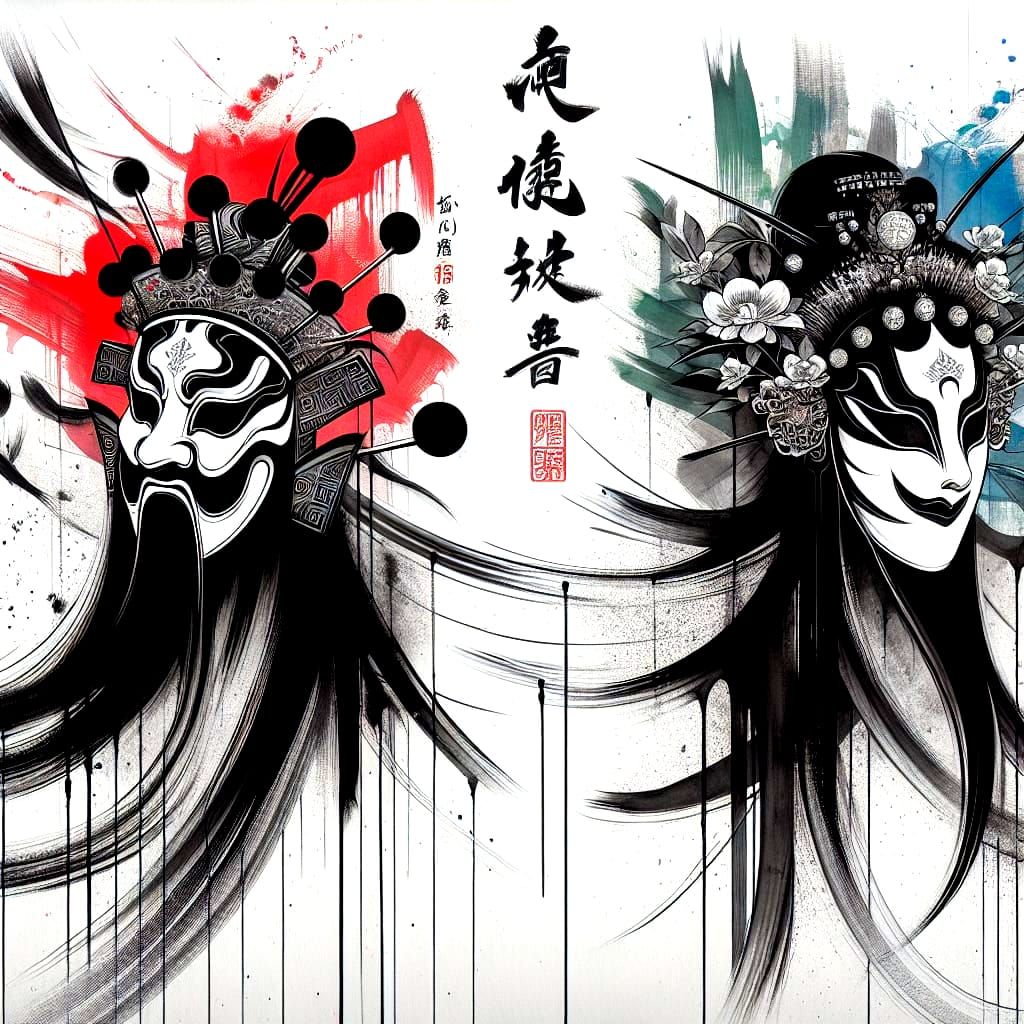 Japanese Peking Opera Stars