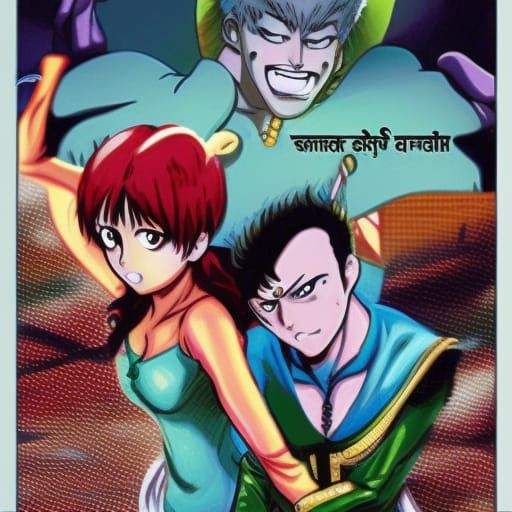 Bollywood One-Punch Man Scene in Manga Style