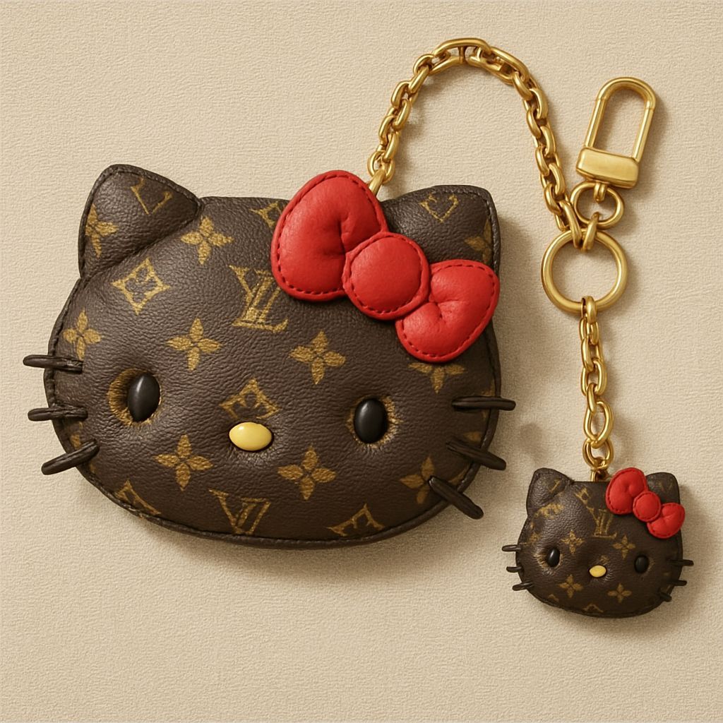 Hello Kitty Purse in Luxury Brand Style