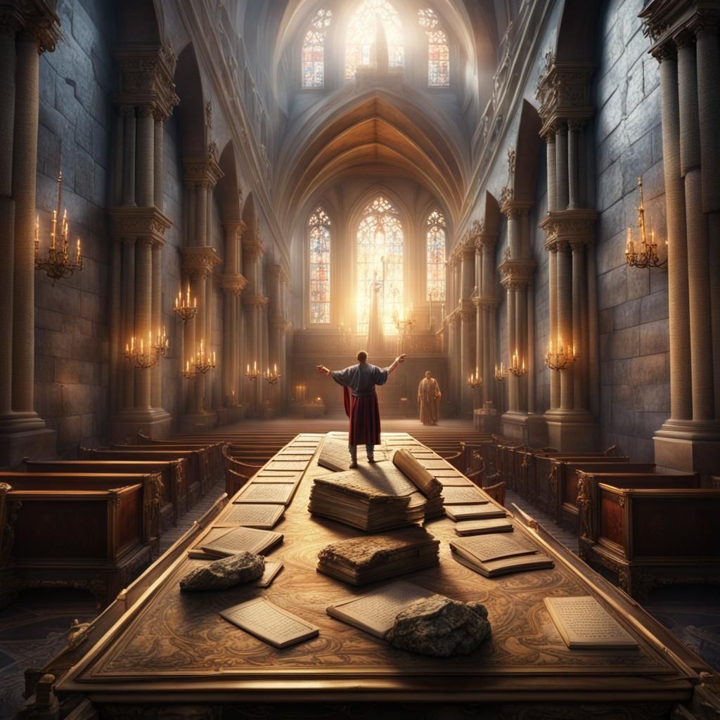 Royal Court Servant with Stone Tablets