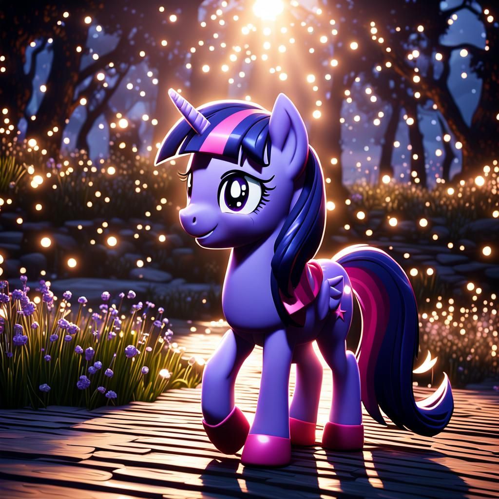 Twilight Sparkle with Volumetric Lighting