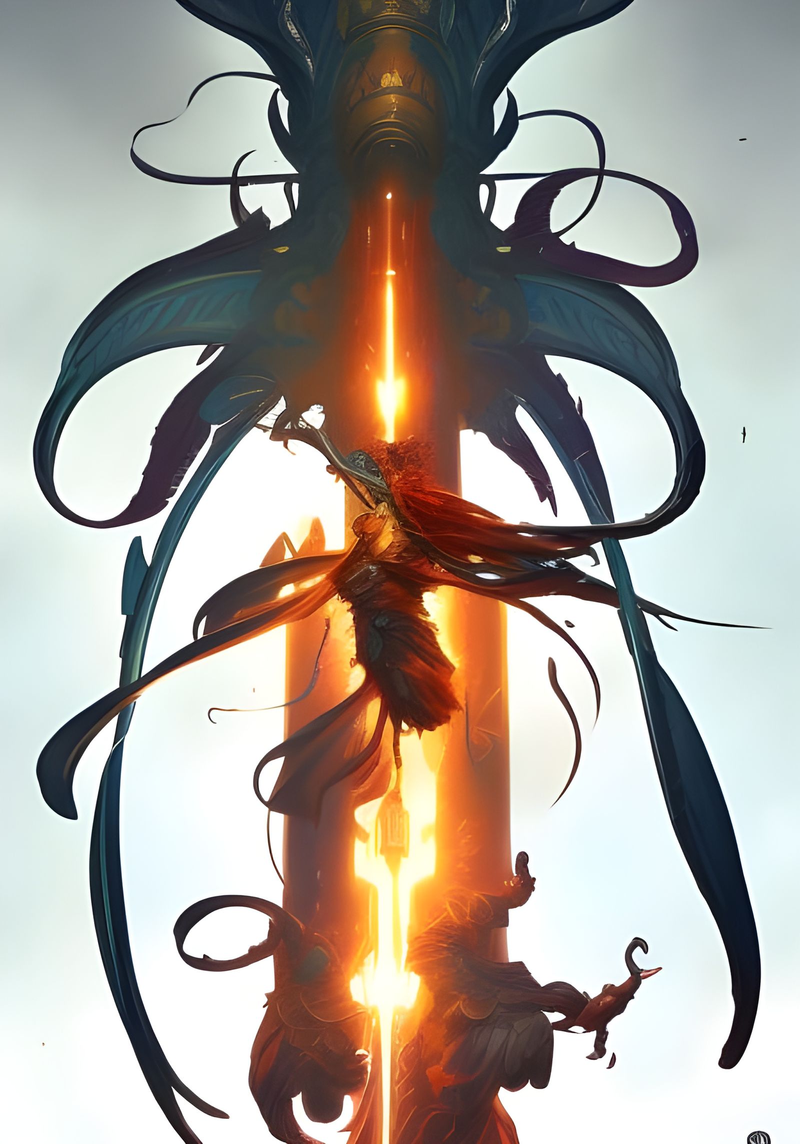 Dynamic Comic Book Style Splash Art