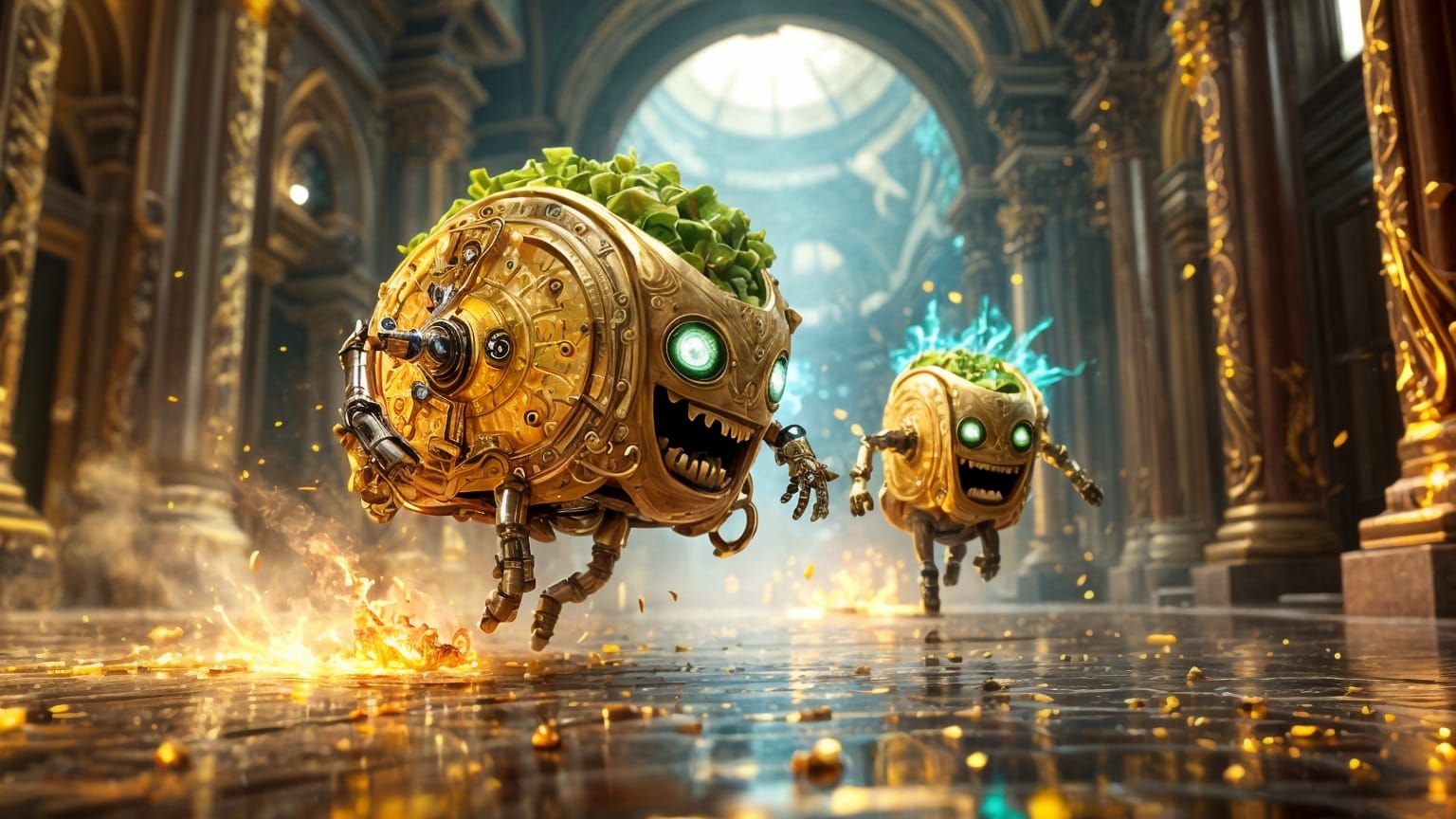 Cybernetic Taco Undergoes Baroque Metamorphosis in AI-Powere...